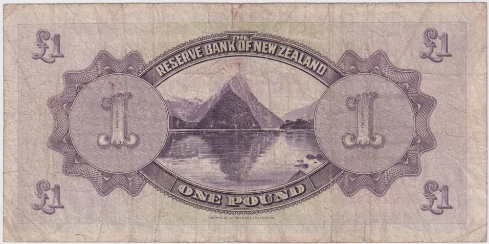 New Zealand 1934 One Pound P# 155 Fine product image
