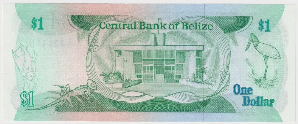 Belize 1987 $1 Pick# 46 Uncirculated