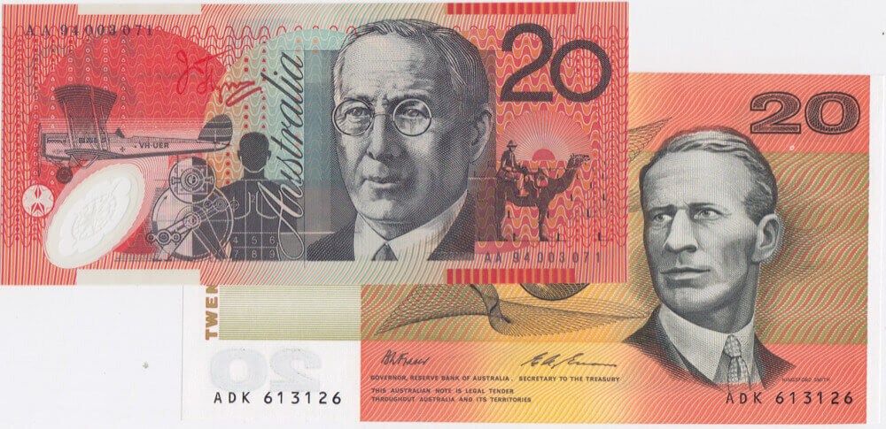 1994 20 Dollar First Day of Issue Folder Embossed