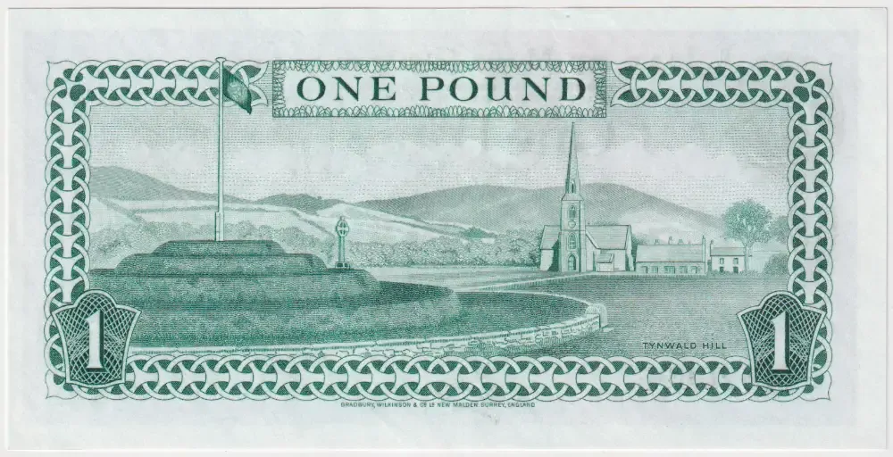 Isle of Man 1983 1 Pound Pick# 38 Uncirculated
