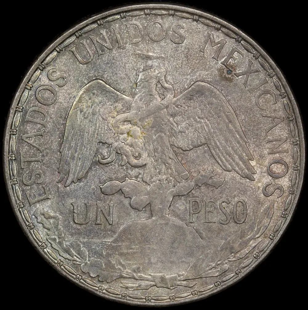 Mexico 1910 Silver Peso KM# 453 Uncirculated product image