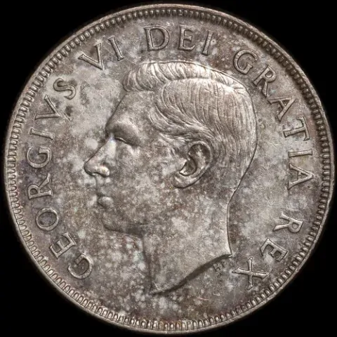 Canada 1951 Silver 1 Dollar Voyageur KM# 46 Uncirculated product image