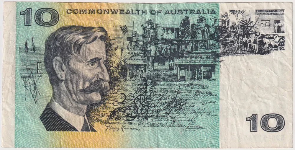 1967 $10 Note Coombs/Randall SDR 1st Prefix R302F Very Fine
