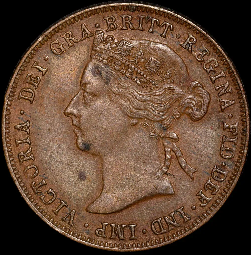 East Africa 1899 Copper 1 Pice KM#1 about Unc product image