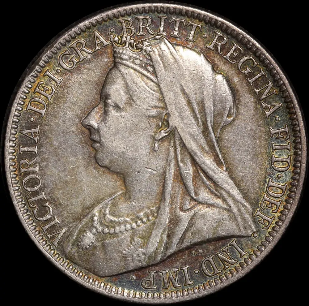 1897 Silver Florin Victoria S# 3939 EF product image