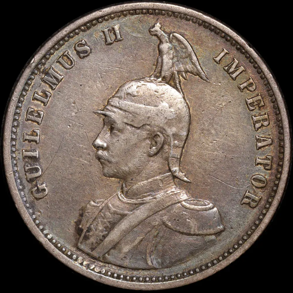German East Africa 1902 Silver Rupee KM# 2 good VF product image