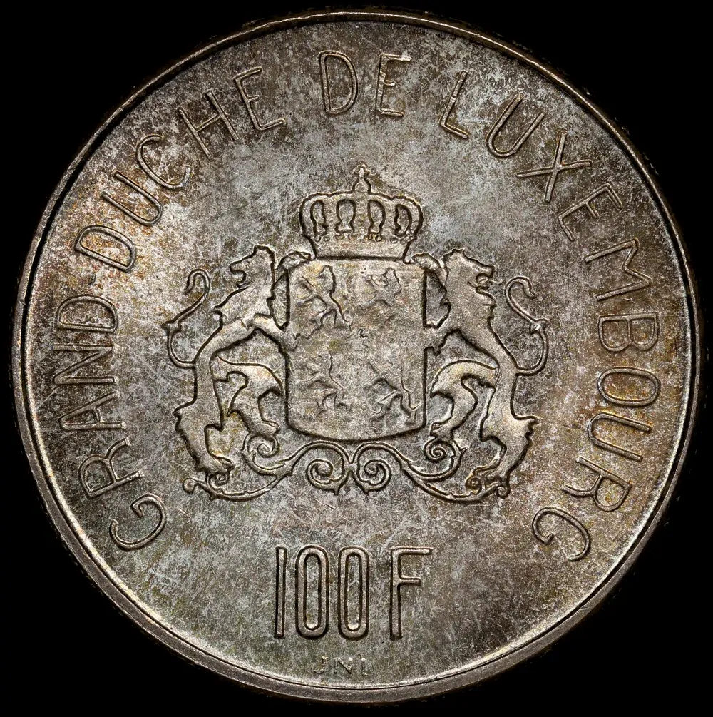 Luxembourg 1963 Silver 100 Francs KM#52 Choice Unc product image