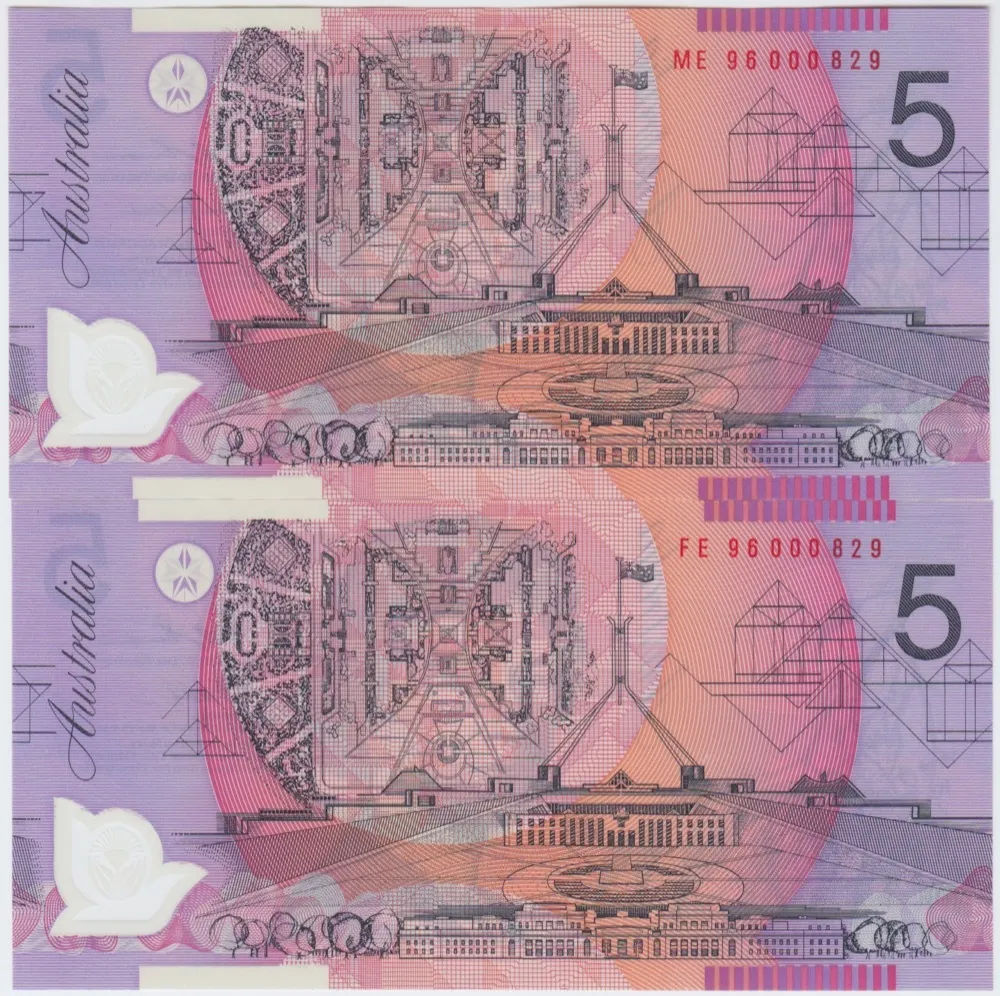 1996 Five Dollar Folder Signatures Premium product image