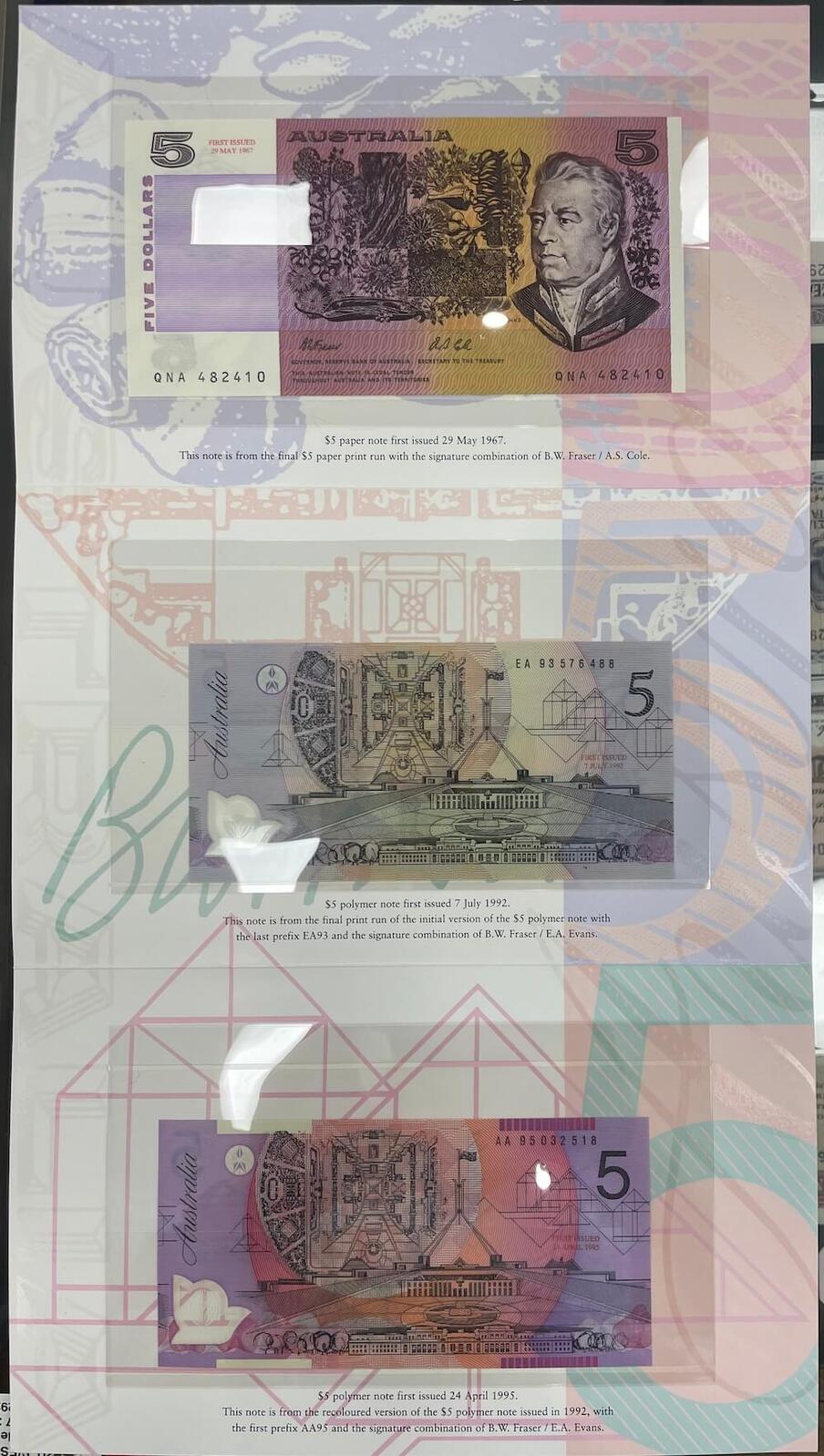 1997 Five Dollar Folder Premium - Famous Fives