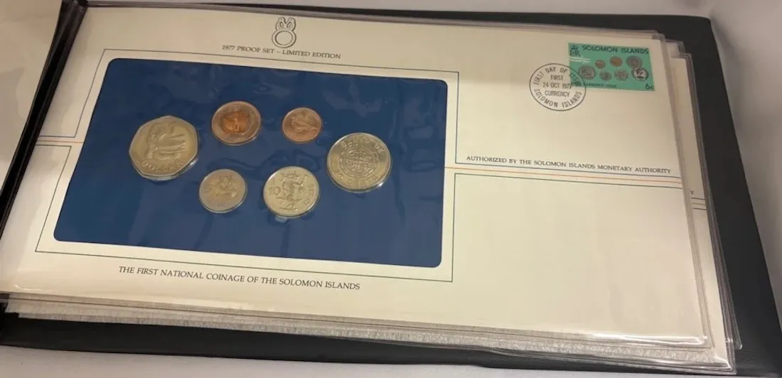 Solomon Islands 1977 First Day of Issue Set product image