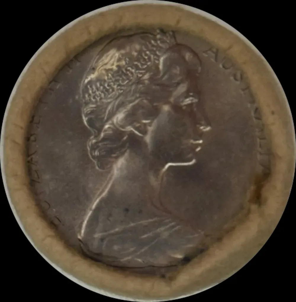 1981 Australian 10 Cent Mint Roll | Heads Heads