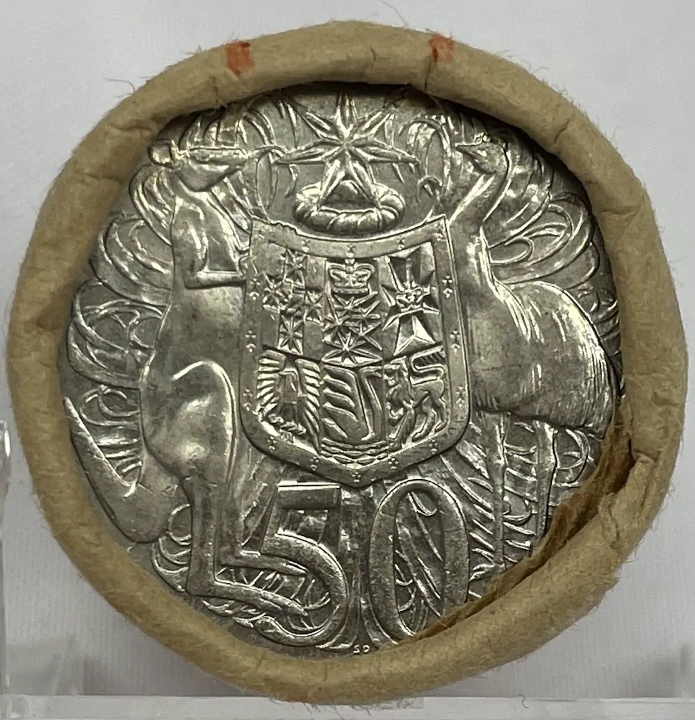 1973 50 Cent RAM Mint Roll Heads/Tails