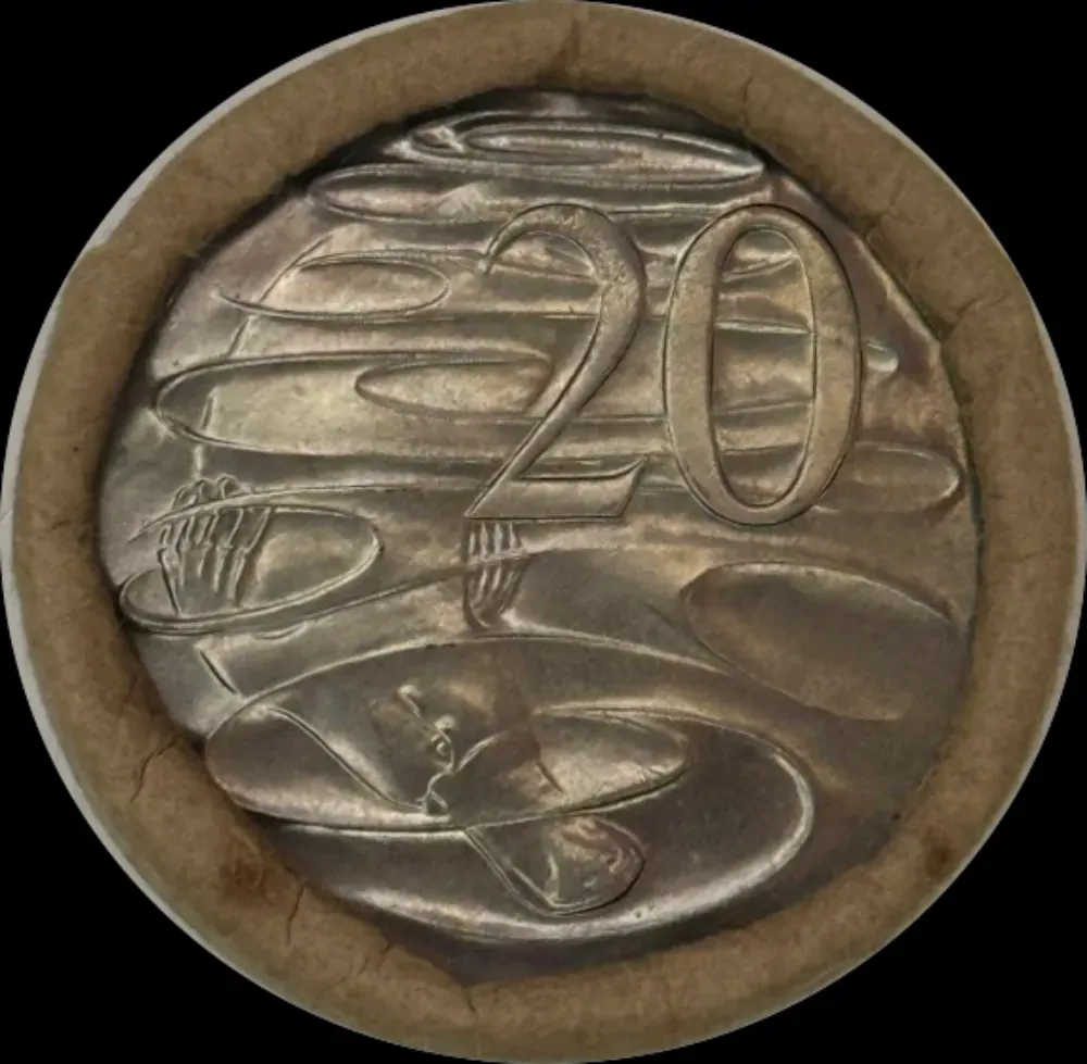 1978 Australian 20 Cent Mint Roll | Heads Tails