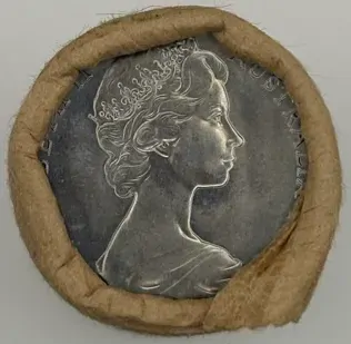 1980 10 Cent Coin RAM Roll - Heads / Heads