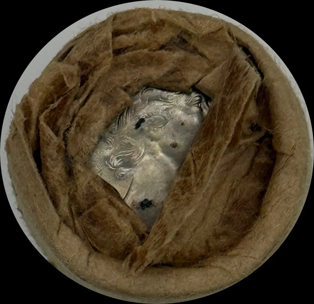 1975 5 Cent Coin Mint Roll Heads / Heads