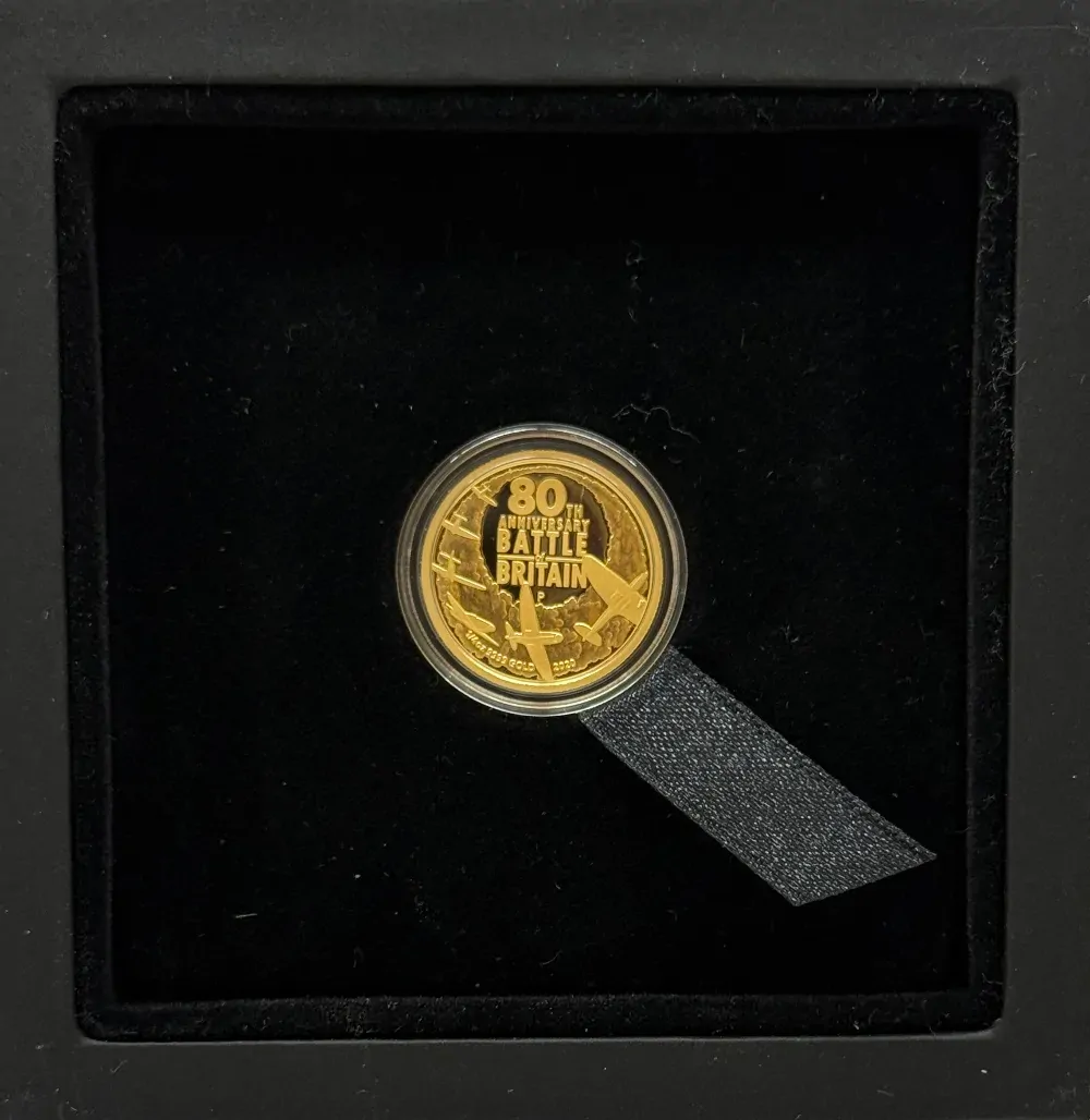 2020 Gold 1/4oz Proof Coin 80th Anniversary Battle of Britain product image