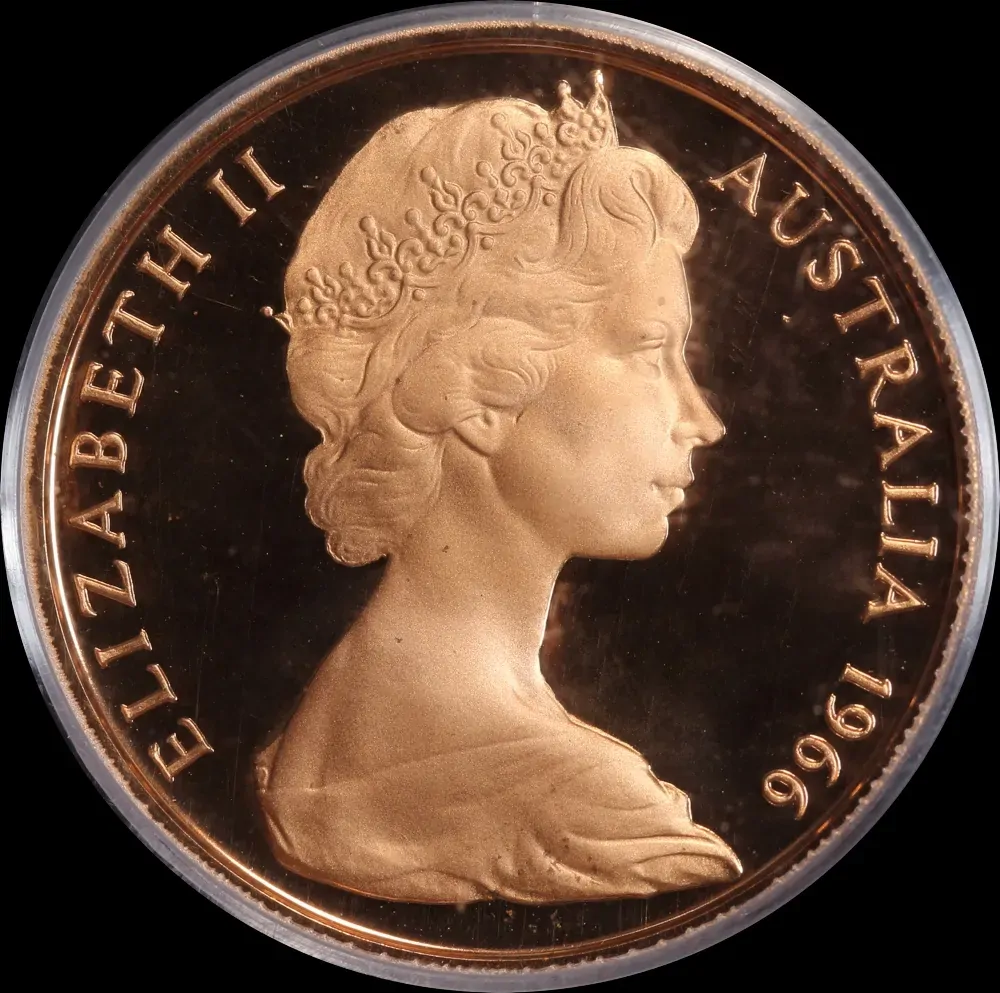 1966 Two Cents Proof Coin PCGS PR68DCAM