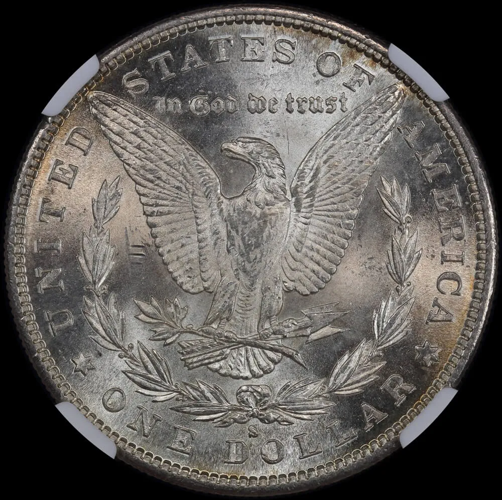 United States 1881-S Silver Morgan Dollar NGC MS63 - Lightly Toned  product image