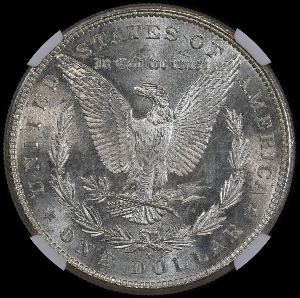 United States 1881-S Silver Morgan Dollar NGC MS63 product image