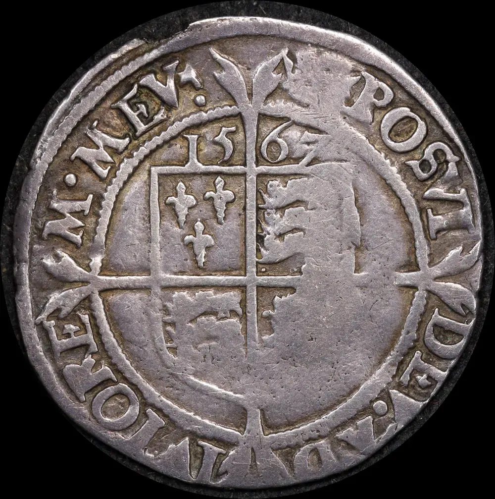 1567 Silver Sixpence Elizabeth I S#2562 Fine