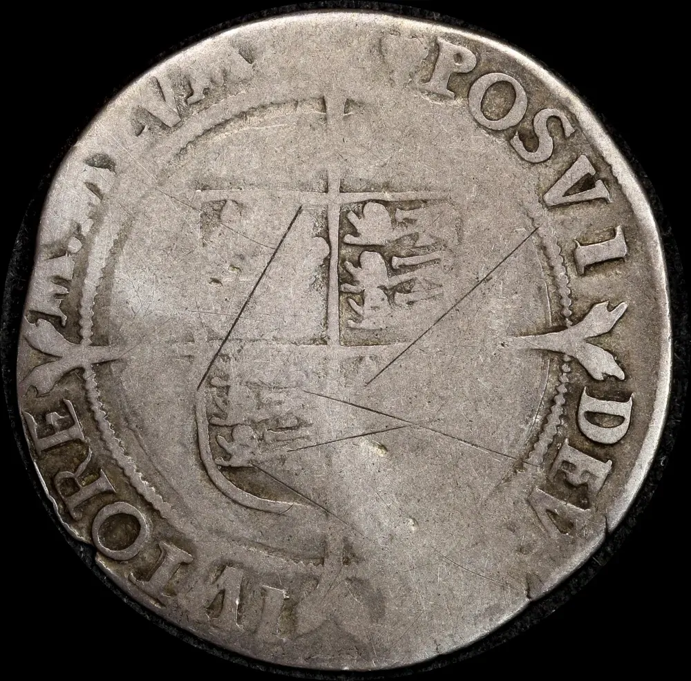 1558 ~ 1560 Silver Shilling Elizabeth I Ist Issue S#2555 Very Good