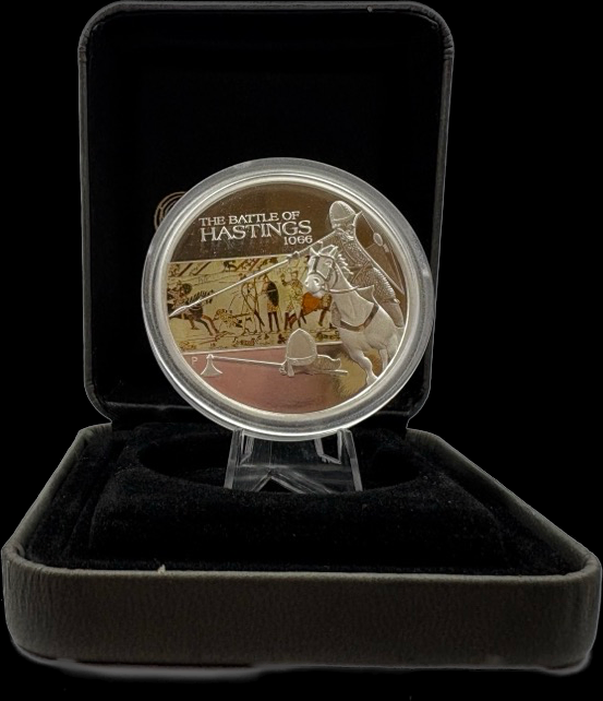 Tuvalu 2009 Silver 1oz Proof Coin Famous Battles in History Hastings product image