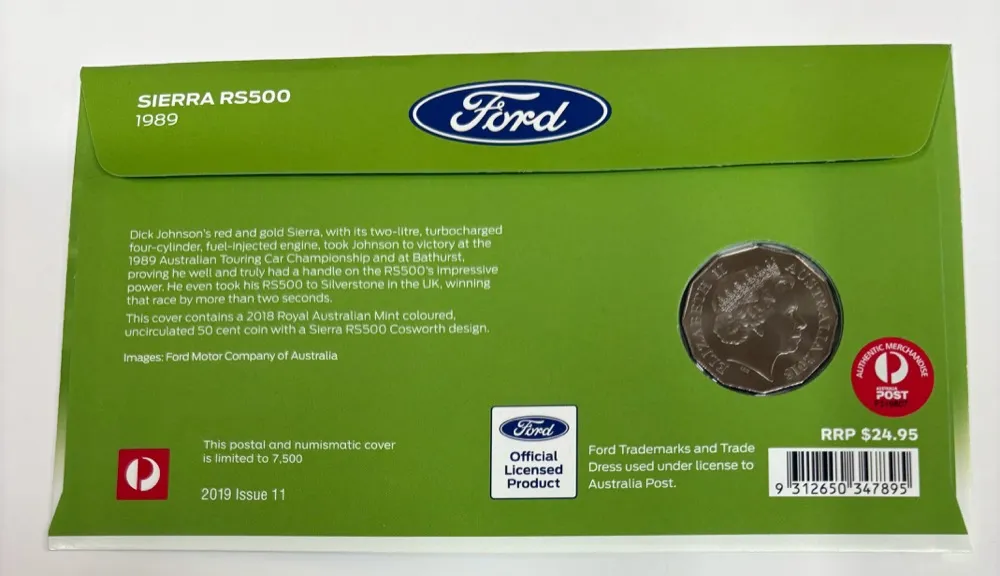 2018 50c PNC Ford Sierra RS500