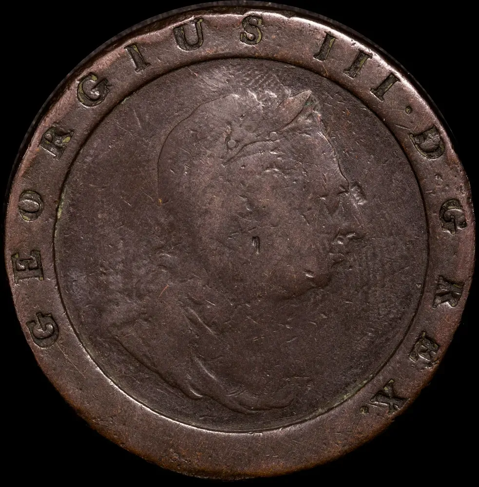 1797 Engraved Cartwheel Twopence good Fine product image