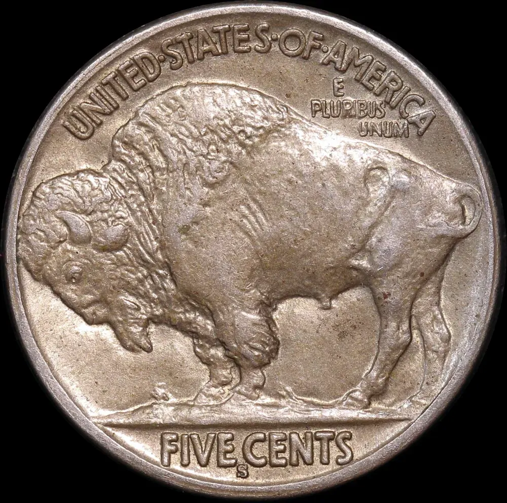 United States 1915-S Buffalo Nickel good EF product image