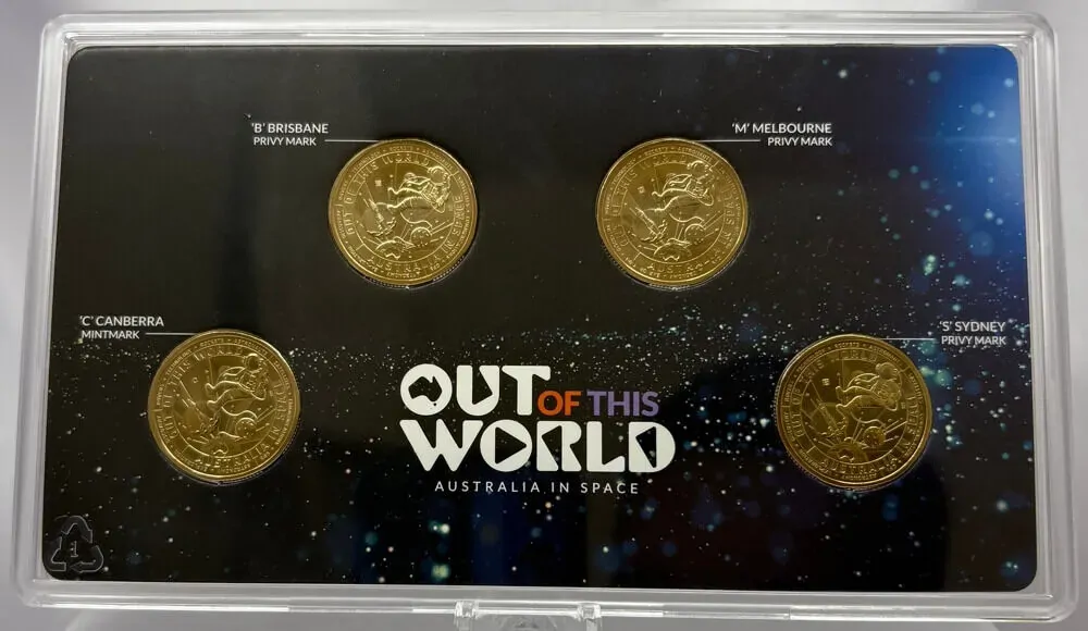 2024 $1 Four Coin Mintmark & Privy Mark Set - Out of this World