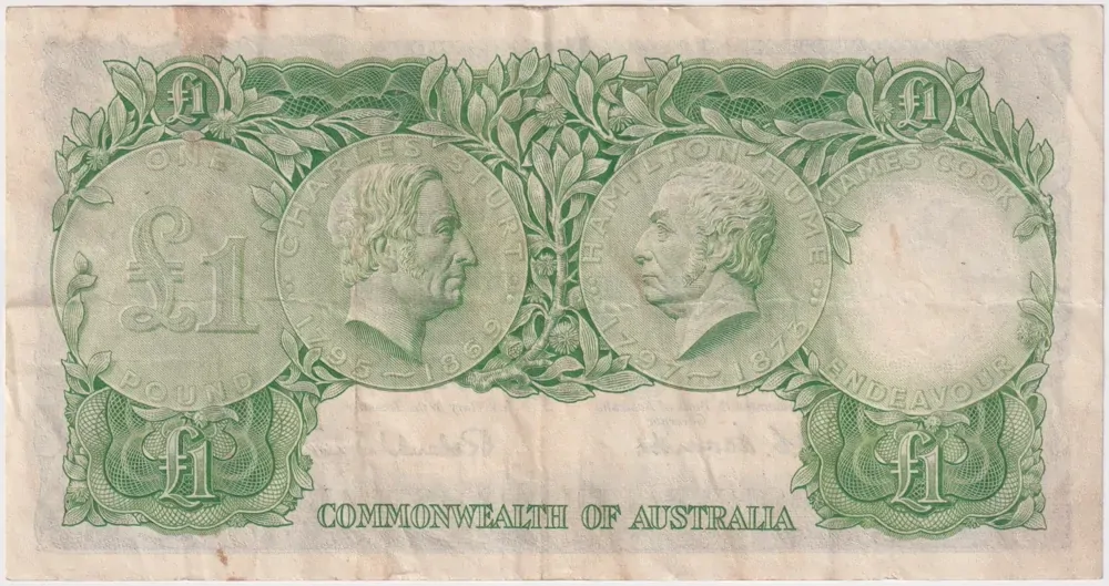 1953 One Pound Coombs/Wilson HA/00 First Prefix R33F Very Fine