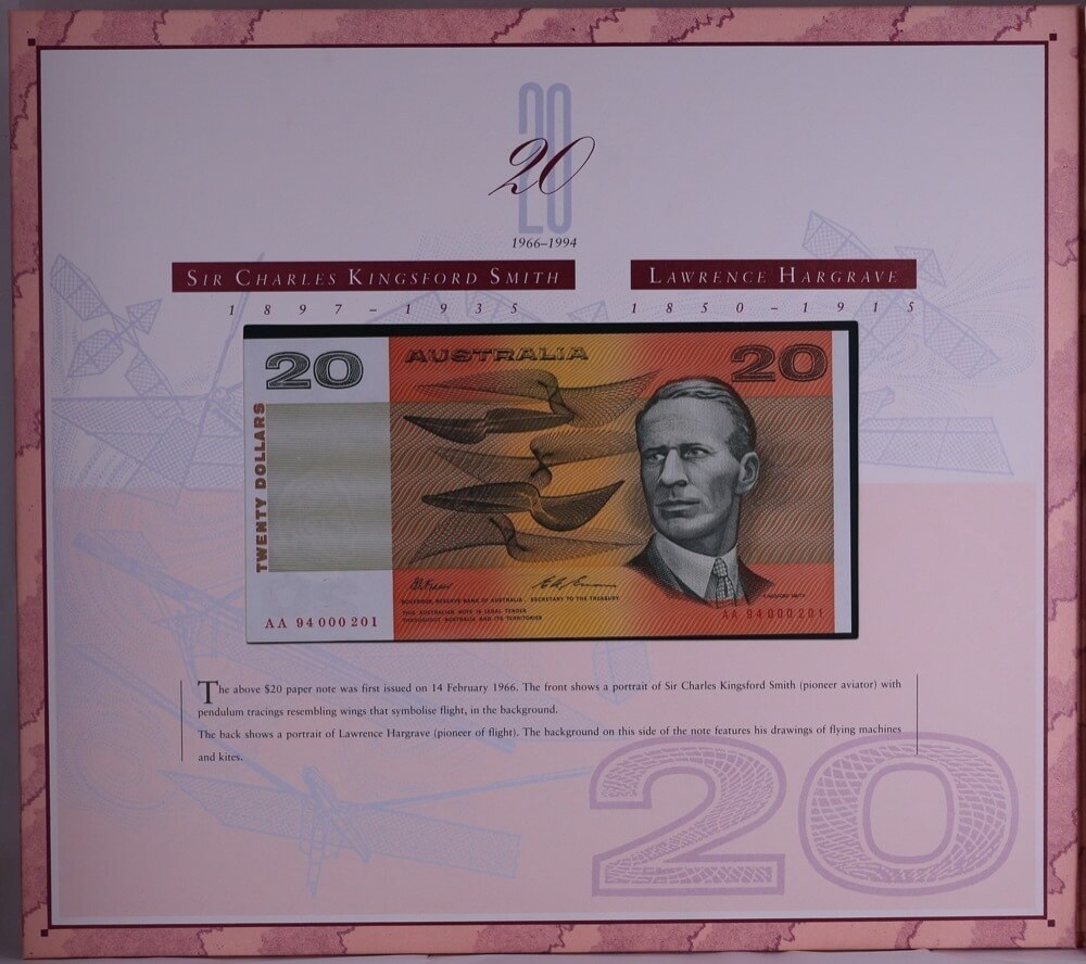 1994 Premium Portfolio (20 Dollar) 1 of 2 Signed by the Designer