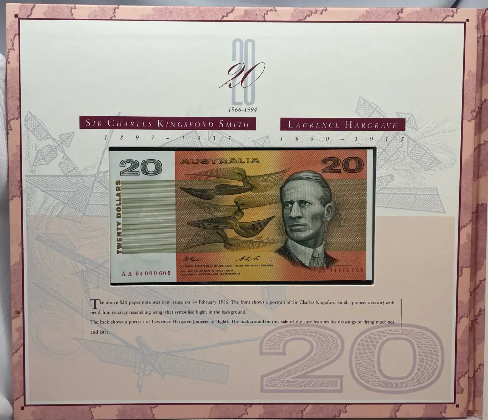 1994 20 Dollar Premium Banknote Portfolio