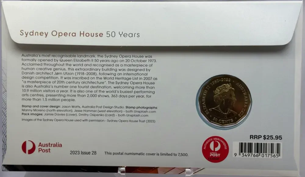 2023 50 Cent UNC PNC Sydney Opera House - 50 Years