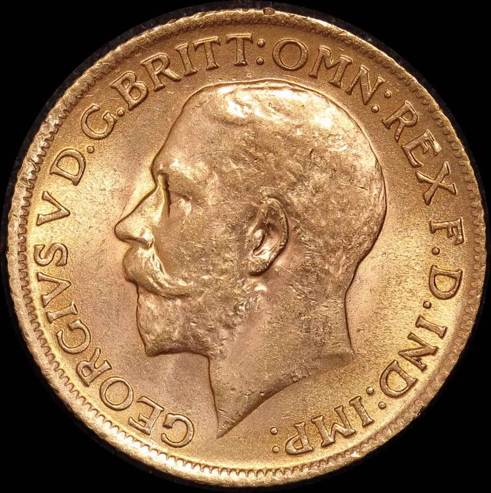1914 Gold Sovereign George V S# 3996 Uncirculated