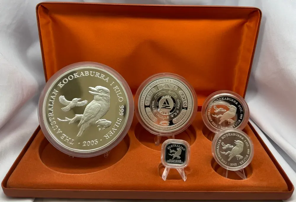 Holey Dollar &amp; The Dump 1989年 プルーフ銀貨 セット Holey Dollar & The Dump 1989年 プルーフ銀貨 セット
