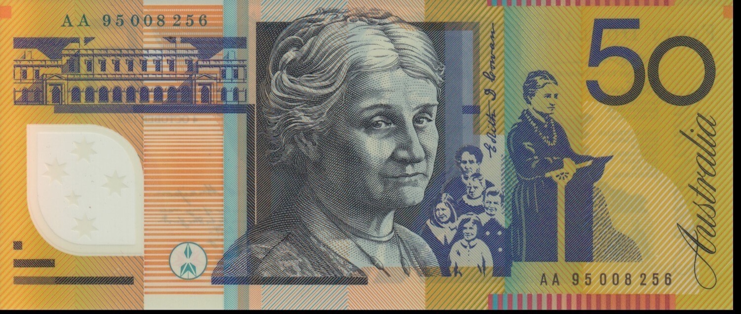 1995 50 Dollar First Day of Issue Folder Standard