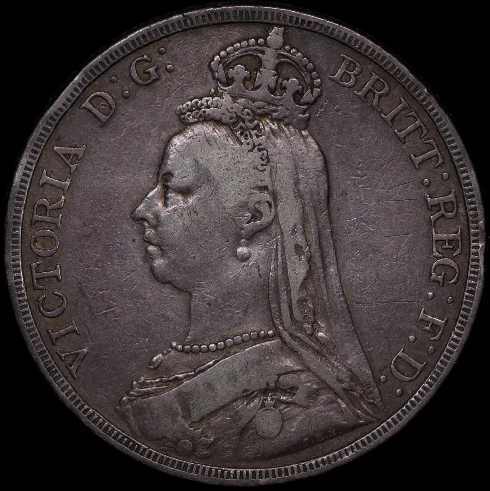 1887 Silver Crown Victoria S#3921 about VF product image