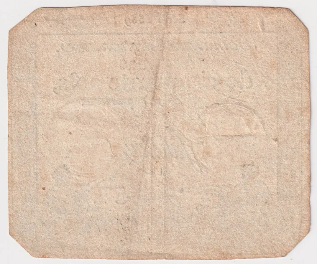 France 23.5.1793 50 Sols Assignat P# A.71 Very Fine