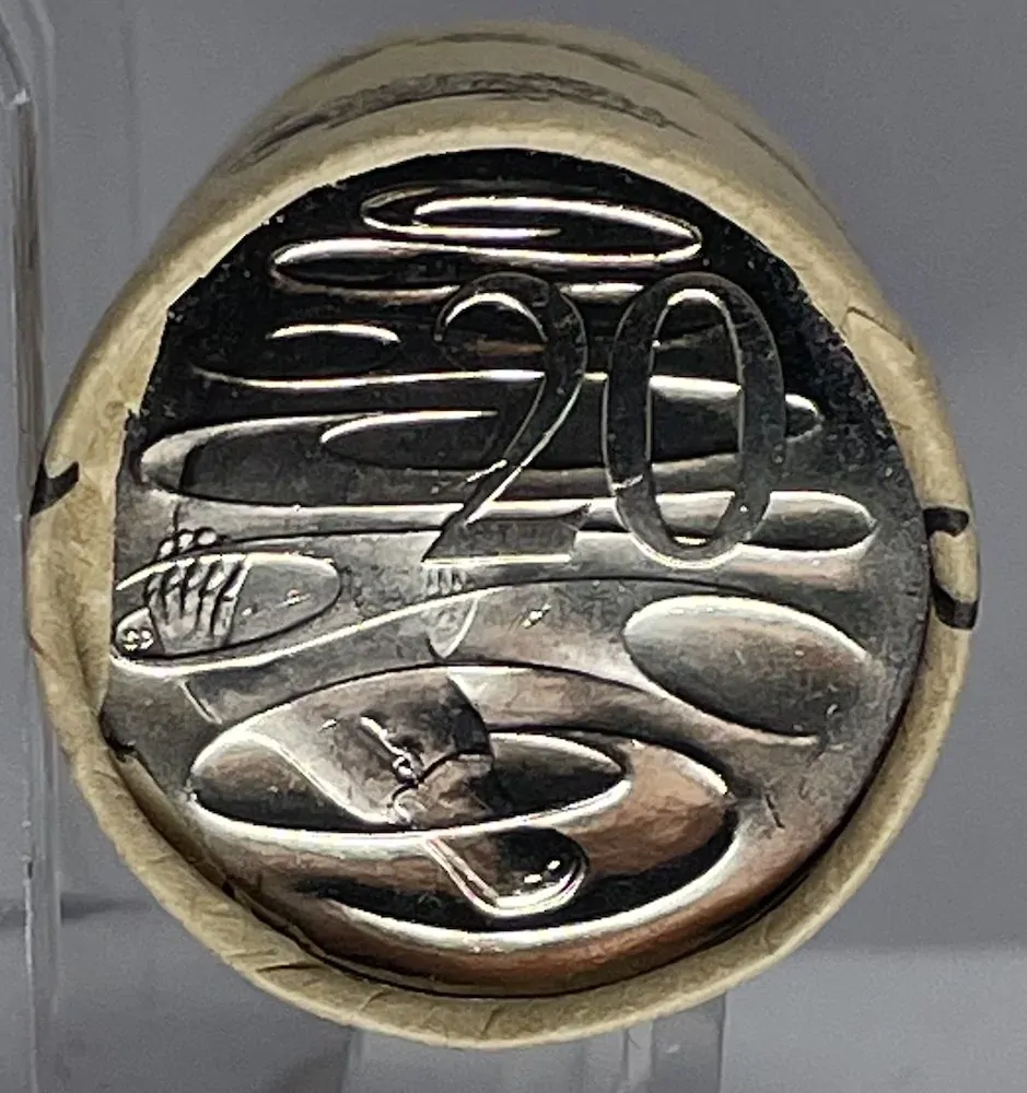 2016 20 Cent Mint Roll Decimal Changeover 