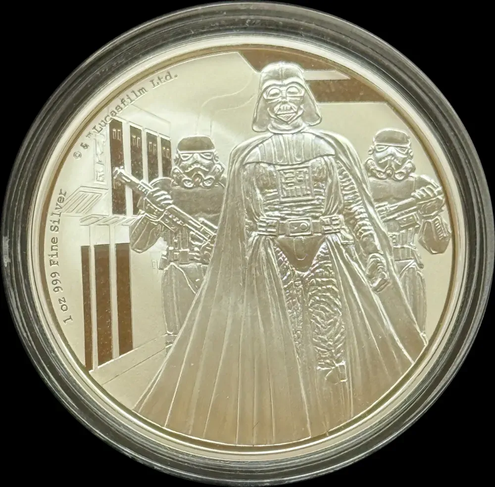 Niue 2016 Silver One Ounce Proof Star Wars - Darth Vader  product image