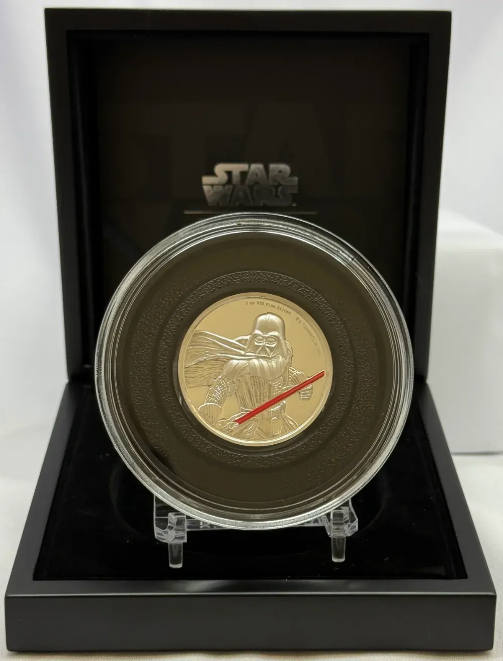 Niue 2017 Silver Two Ounce Coloured Proof Star Wars - Darth Vader  product image