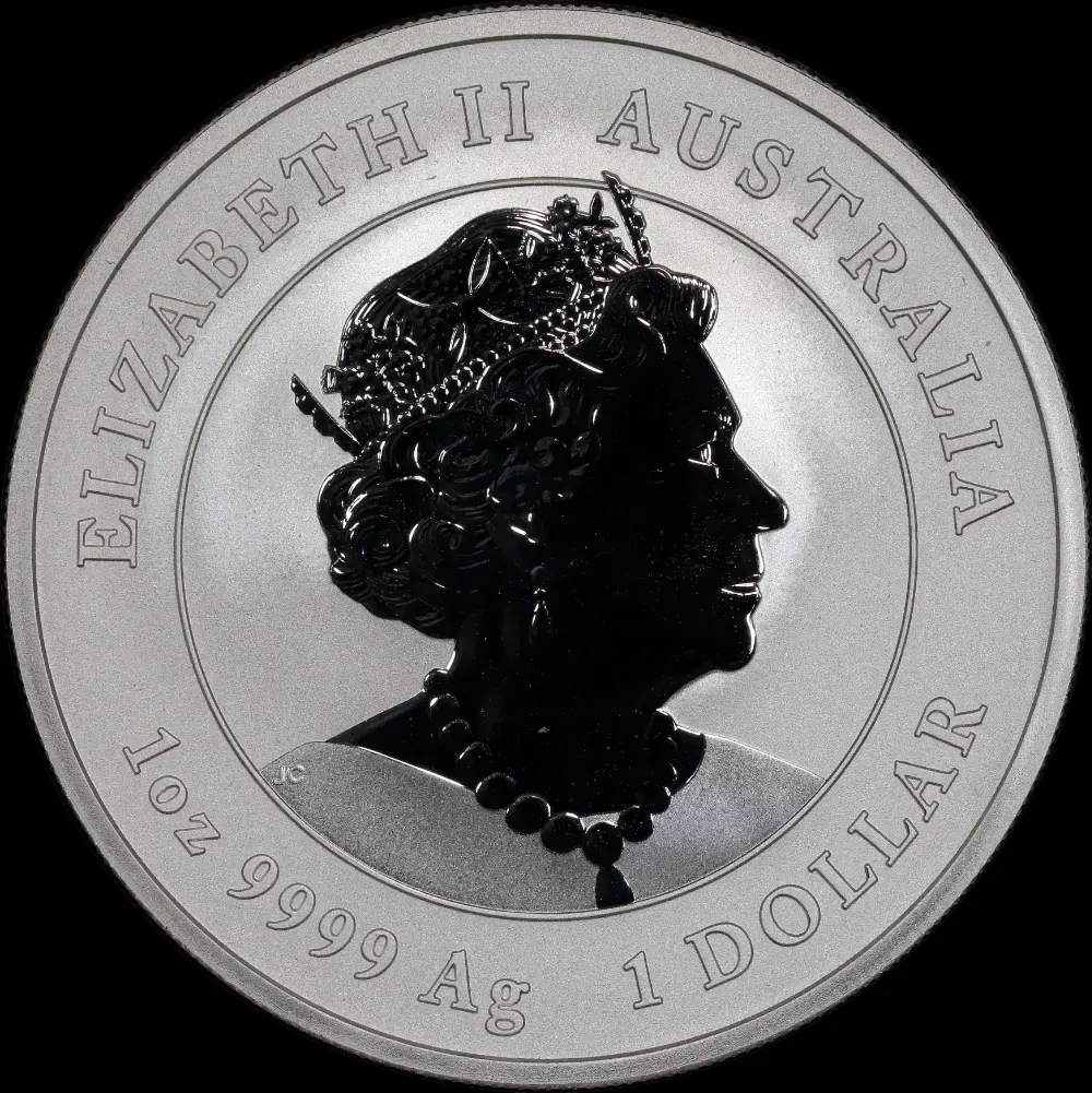 2023 Silver 1 Ounce Uncirculated Coin Lunar Rabbit Dragon Privy product image