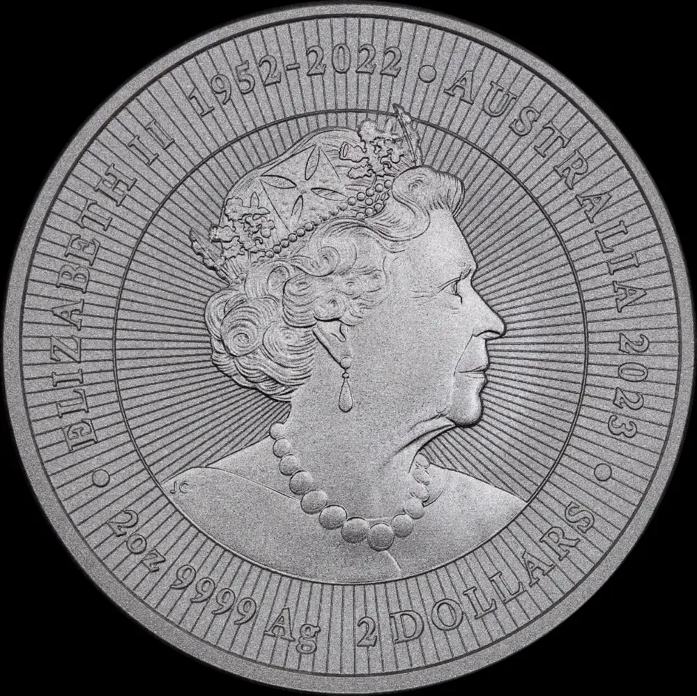 2022 Silver 10oz Unc Coin Kangaroo Mother and Baby