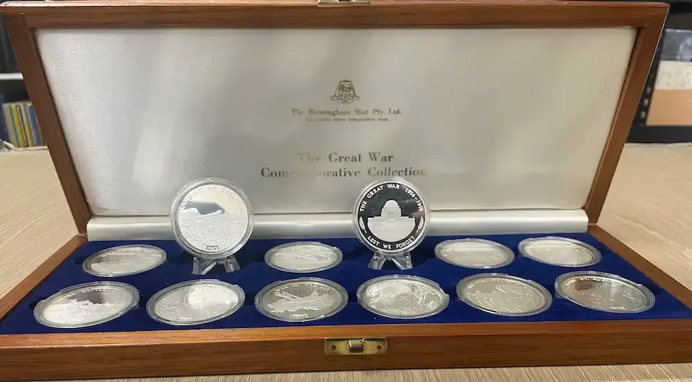 The Great War Commemorative Collection of Silver Medals