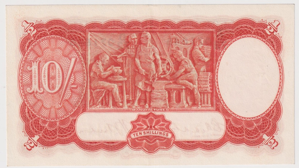 1936 Ten Shilling Riddle/Sheehan R11 good EF product image