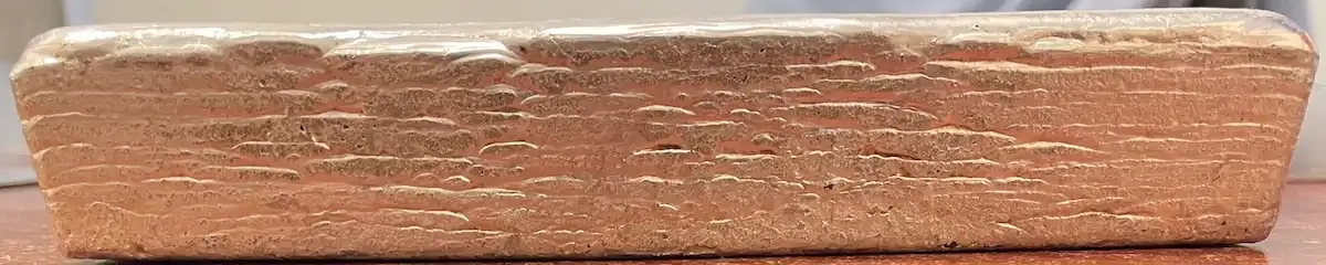 Geomin BSI 101.12ozt 99.90% Fine Silver Vintage Cast Ingot