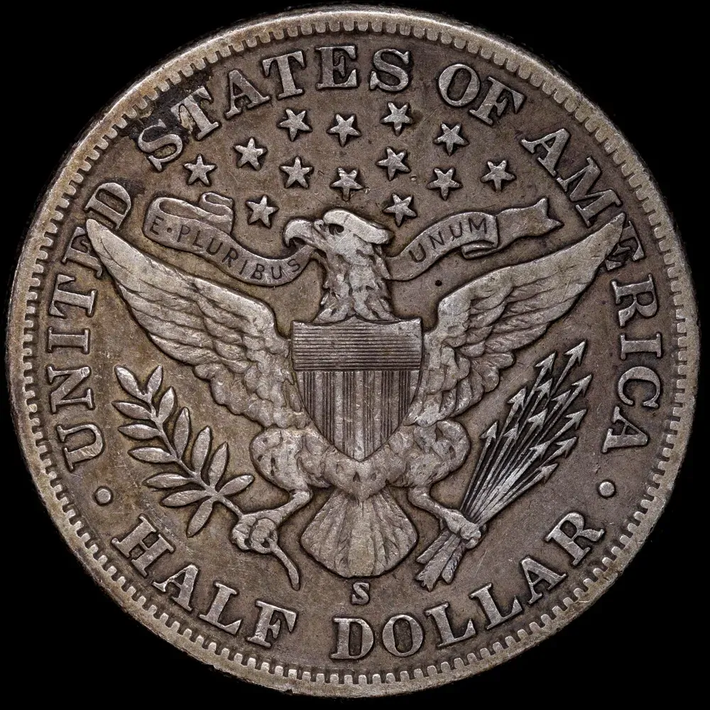 United States 1900-S Barber Silver Half Dollar KM# 116 Extremely Fine product image