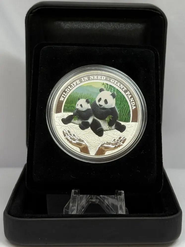 Tuvalu 2011 Silver 1oz Proof Coin Wildlife in Need Panda product image