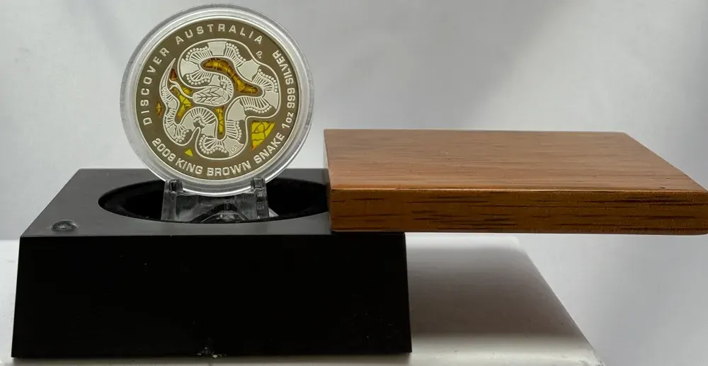 2009 Silver 1oz Proof Coin Discover Australia - Brown Snake product image